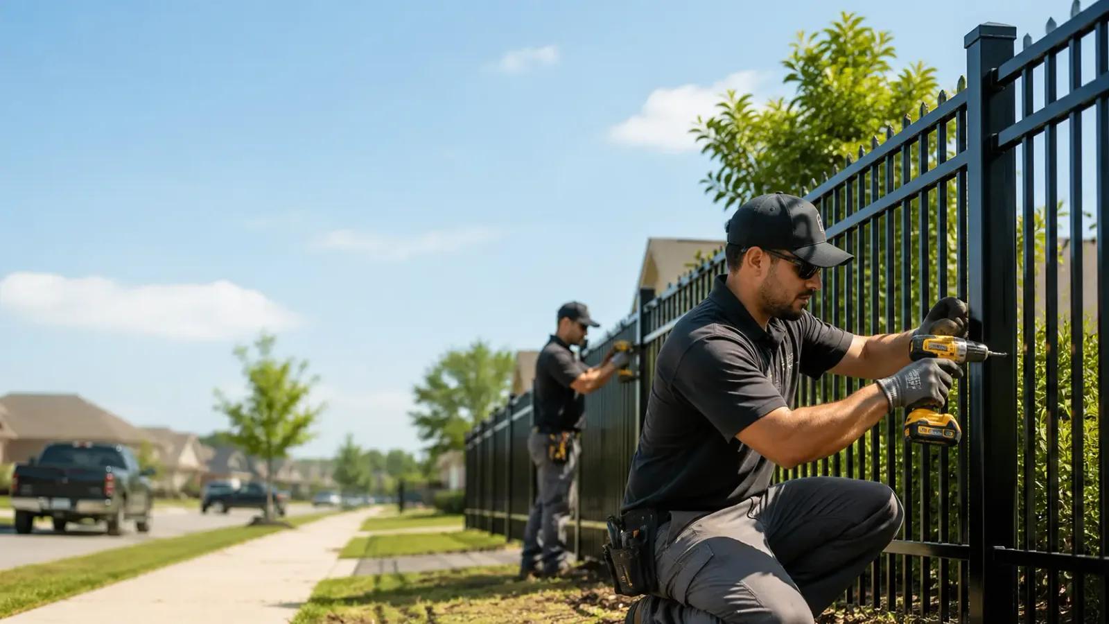 Metal Fence Installation in Bronson, TX